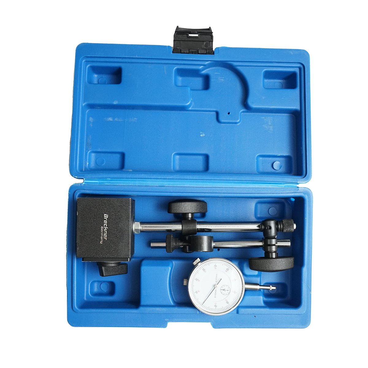 Trusa cu ceas comparator si suport magnetic Breckner Germany